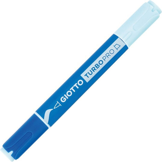 Giotto Turbo Pro Hellblau Zeichenmarker Doppelseitig
