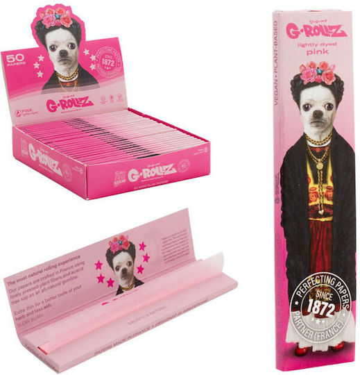 G-Rollz Cigarette Rolling Papers Slim King Size 50 sheets 50pcs