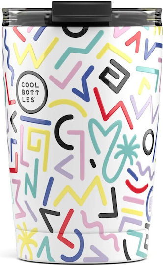 Cool Bottles Ποτήρι Θερμός Ανοξείδωτο 330ml Ανοξείδωτο