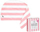 Dock & Bay Mikrofasertuch für Haare Rosa 63x26cm