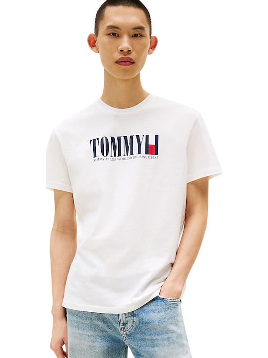 Tommy Hilfiger Flag T-shirt Ecru