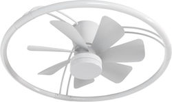 Redled Hugo Deckenventilator 55.88cm mit Leuchte Weiß Redled Hugo Deckenventilator 55.88cm mit Leuchte Weiß