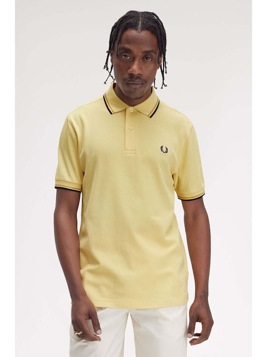 Fred Perry Polo Kurzarmbluse Gelb