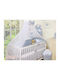 Bobono Mosquito Net Crib Tulle White 470x160cm