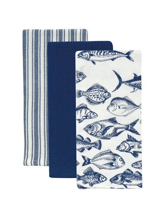 Kenko Towel in Blue Color 40x60cm 3pcs