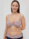 Bikinioberteile Mit Polsterung C Becher Blumen Muster