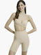 Walk Nahtloser Boxer Straffende und Anheben Beige