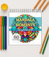 Adult Colouring Book Relaxation Stress Relief Mandala Moments Spiral Binding 60 Illustrations 21 X 21 Cm