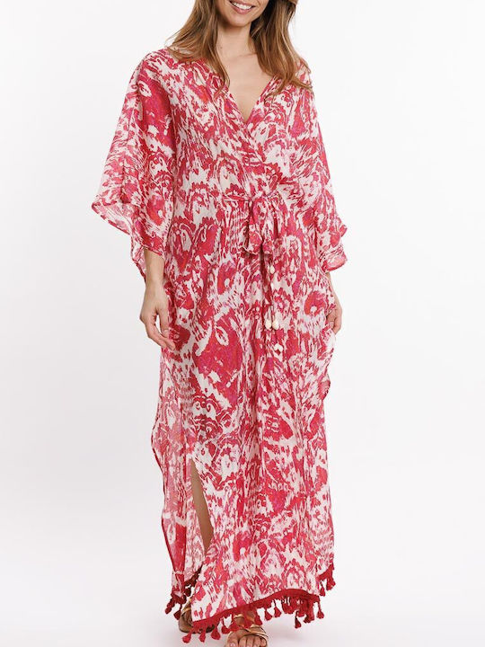 Women's Kimono Pink/Coral