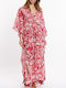 Women's Kimono Pink/Coral