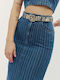 Leather Women's Belt White