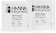 Hi771-25 Τεστ Ολικής Σκληρότητας Hanna Hc Reagents High Range