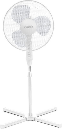 Trotec Tve 15 S Ανεμιστήρας Ορθοστάτης 40W Διαμέτρου 40cm Λευκός