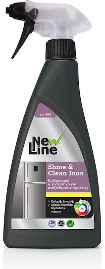 New Line Καθαριστικό Spray για Ανοξείδωτες Επιφάνειες 350ml