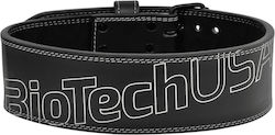 Biotechusa Powerlifting Leather Belt Black