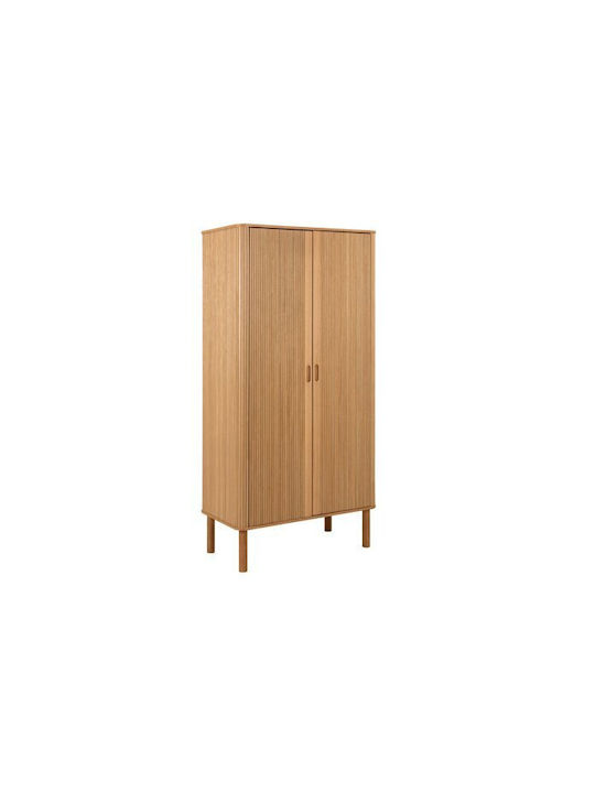 Norsica Dunmavo 107 Δίφυλλη Ντουλάπα Δρυς 100x55x200cm