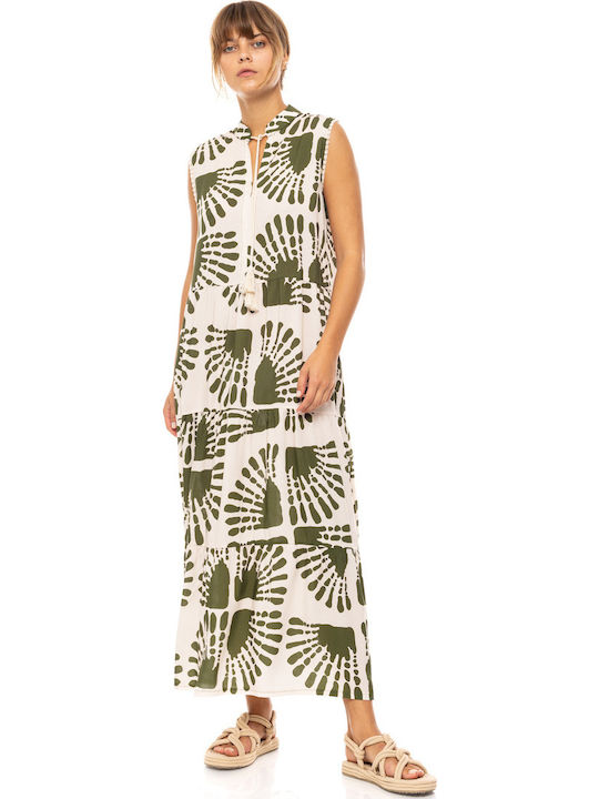 Pink Label Damen Maxi Kleid Strand Jade