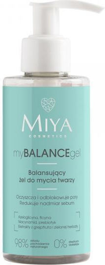 Miya Cosmetics MyBALANCE Gesichtsreiniger Gel mit Feuchtigkeitsspendender Wirkung 140ml