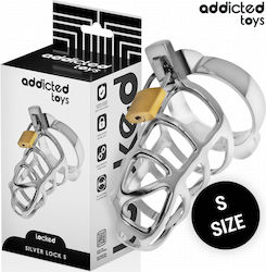 Addicted Toys Κλουβί Πέους σε Ασημί Χρώμα