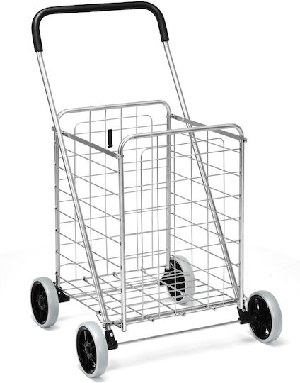 Metallisch Einkaufswagen Klappbar 39x42x52cm
