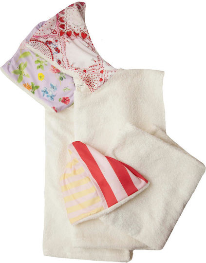 Two In A Castle Kids Beach Poncho Pink