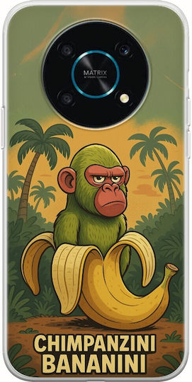 Brainrot Chimpanzini Bananini Honor Magic 4 Lite 5G TPU Flexibil Transparent Siliconic