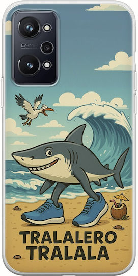 Brainrot Tralalero Tralala Realme GT Neo 3T Flexible TPU Transparent Silicone