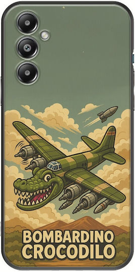 Brainrot Bombardino Crocodilo Samsung Galaxy M35 5g Black TPU Black Silicone