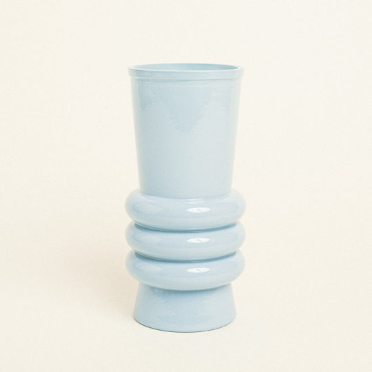 Beauty Home Vază Decorativă Din Sticlă Elani Turcoaz Y25cm