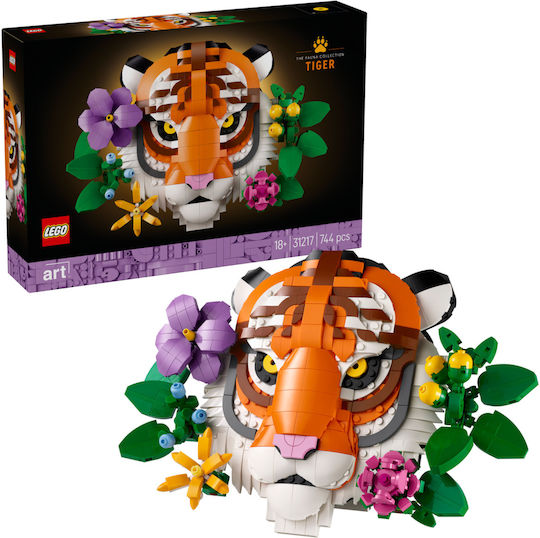 LEGO Art The Fauna Collection - Тигър за 18+ Години 744 Бройки