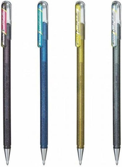 Pentel Метални Химикали Химикалка 4 Бройки