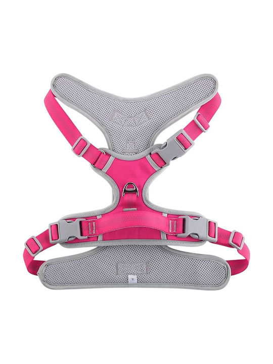 Dog Harness Oxford B Size Xl Pink Grey Oem