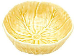 Sahara Serving Bowl Round Ceramic Yellow