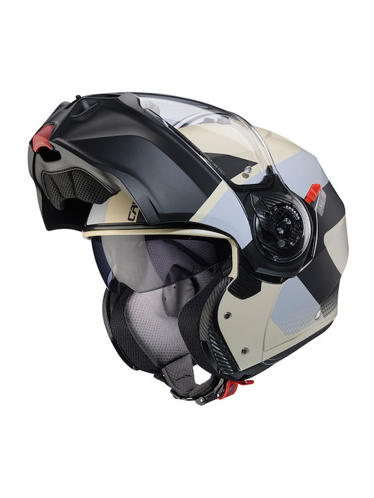 Caberg Duke Evo Indy Sand/Grey/Black Κράνος Μηχανής Flip-Up ECE 22.06 1600gr με Sunvisor