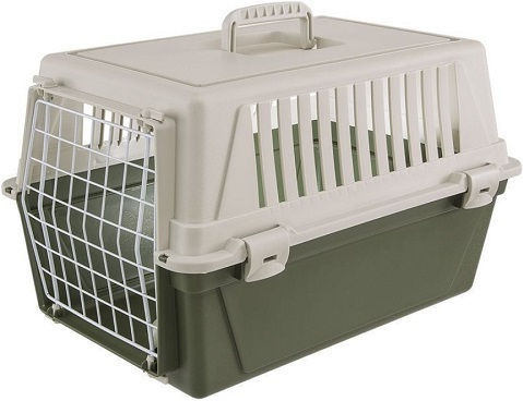 Ferplast Atlas 30 El ‘palbox’ Κλουβί Μεταφοράς Σκύλου Πράσινο 58x37x32cm