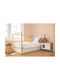 Dimcol Baby Duvet Cover Bebe White-pink 120x160cm