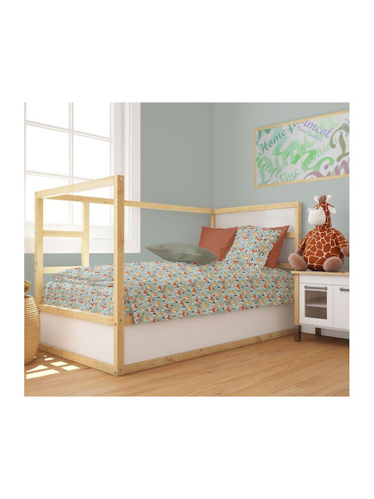 Dimcol Baby Cotton Pillowcase Multicolour 45x35cm