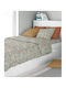 Dimcol Kids Cotton Pillowcase 50x70cm Pale Cyan