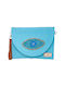 Straw Women's Bag Handbag Blue