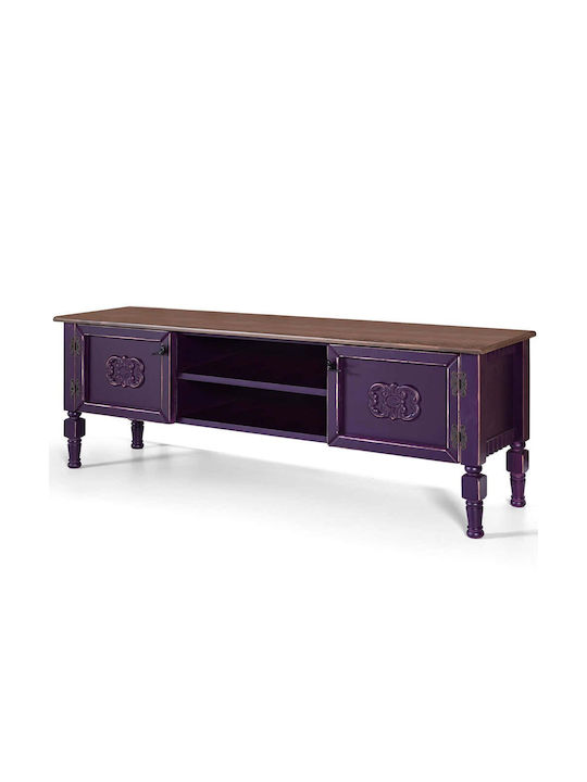 Έπιπλο Τηλεόρασης Ada Purple Μ150xΠ50xΥ40cm