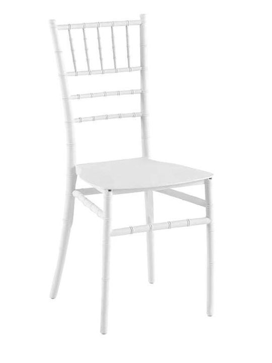 Scaun de catering Polipropilenă Ilona Alb 39x47x89cm