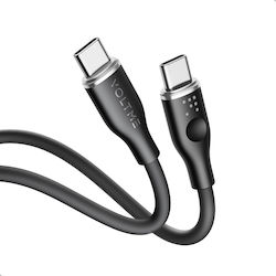 Voltme USB 2.0 USB-C male - USB-C 60W 1m (C2022) Voltme USB 2.0 USB-C male - USB-C 60W 1m (C2022)