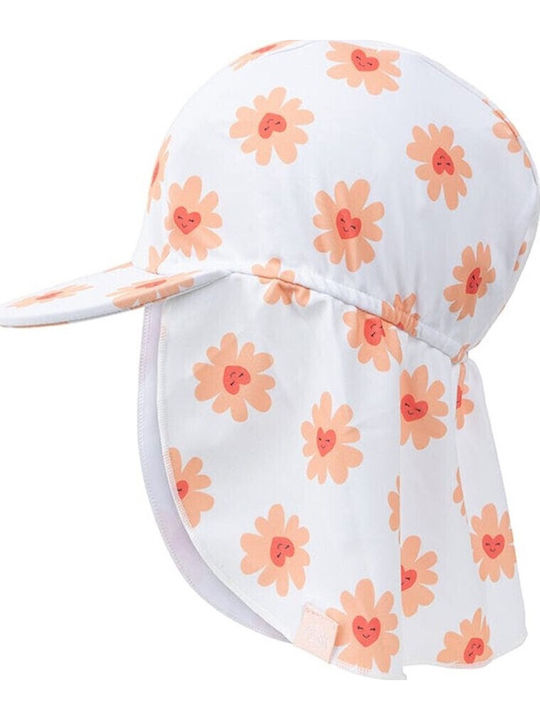 Swim Essentials Παιδικό Καπέλο Υφασμάτινο Αντηλιακό Λευκό