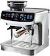 Finlux Αυτόματη Μηχανή Espresso 2450W Πίεσης 20bar με Μύλο Άλεσης Ασημί FEM-1935D