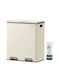 Songmics Two-Tone Trash Bin 60L Soft Close Pedal 58.5x36x65cm Ltb060a01