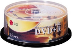 DVD+R Optische Medien 4,7 GB LG 8x Pack 25