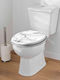 Toilettenbrille Marmor Weiß