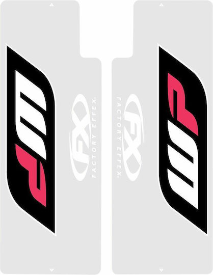 Factory Effex Sticker Set 17-38080 Black-clear-red-white