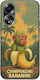 Brainrot Chimpanzini Bananini Oppo A78 5g Black TPU Black Silicone