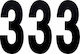 Factory Effex Set of 3 Stickers #3 02-4473